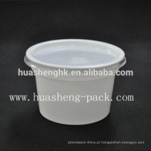 China fábrica de alimentos grau 420ml descartáveis ​​PP plástico tigela congee